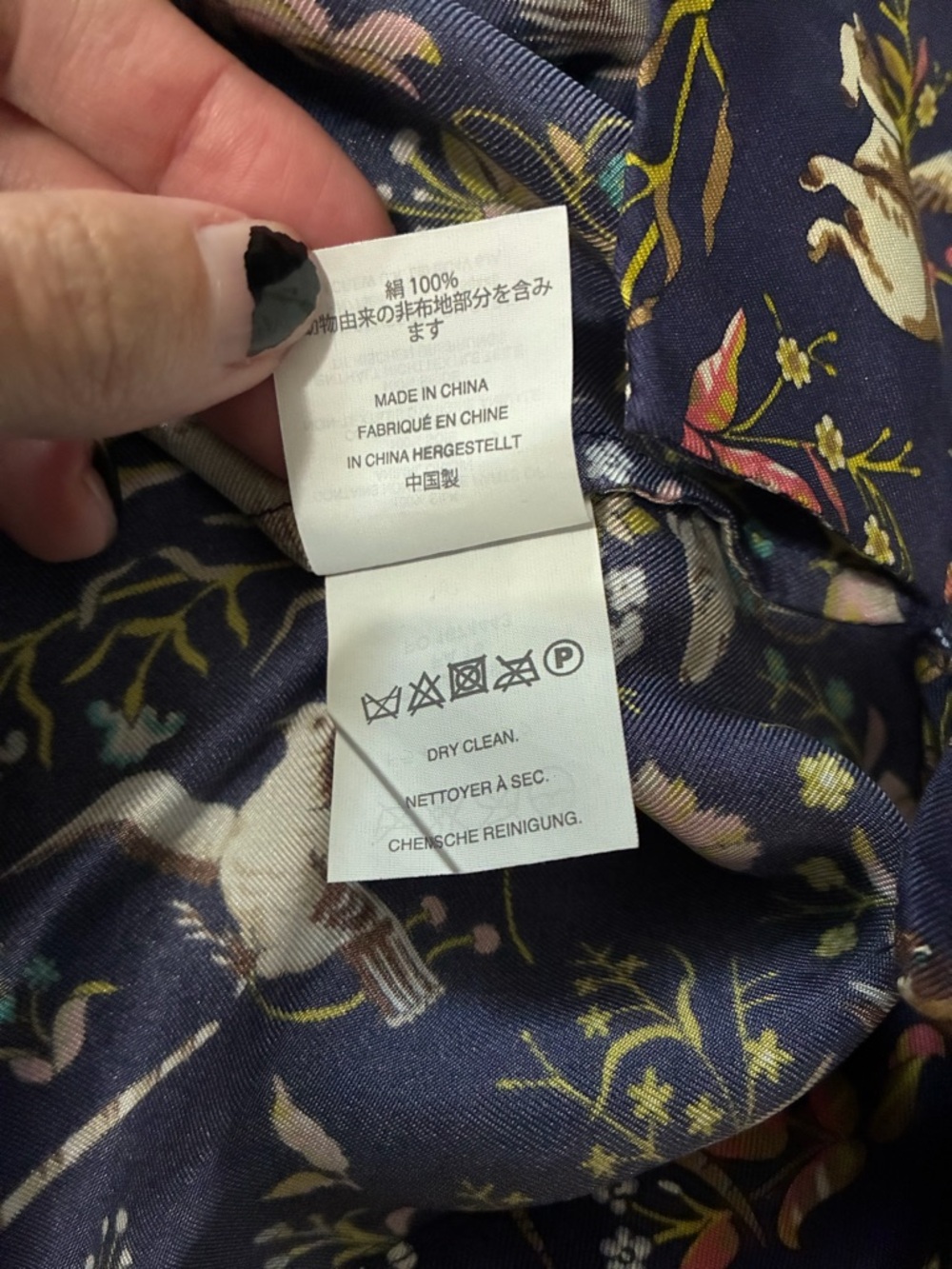 Rare! Drake’s London for J. Crew Midnight Unicorn Silk Shirt - Picture 13 of 13